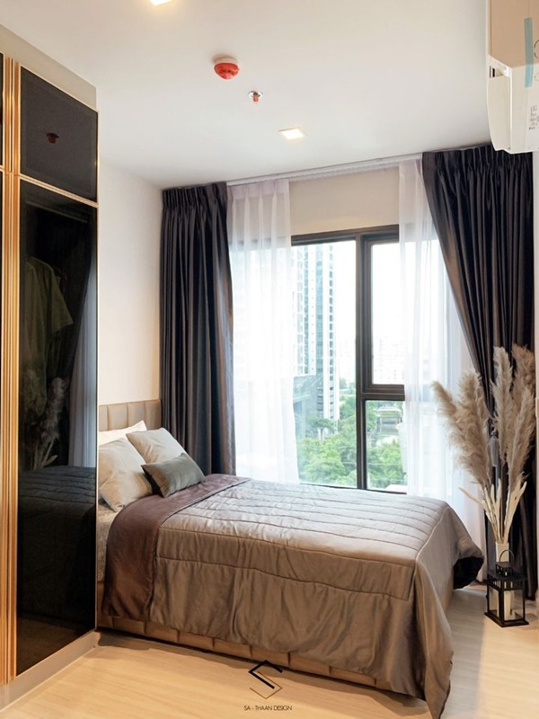 ให้เช่าคอนโด ไลฟ์ อโศก - พระราม 9 พื้นที่ 40 ตร.ม. 2 ห้องนอน เช่า 20,000 บ/ด