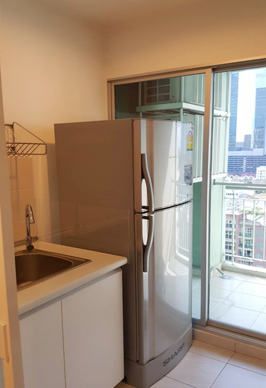 ให้เช่าคอนโด ลุมพินี เพลส พระราม 9 พื้นที่ 33.68 ตรม. 1 ห้องนอน เช่า 13,500 บ/ด