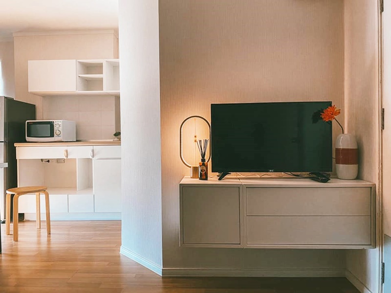 ให้เช่าคอนโด ลุมพินี พาร์ค พระราม 9–รัชดา พื้นที่ 26 ตร.ม. 1 ห้องนอน เช่า 11,000 บ/ด