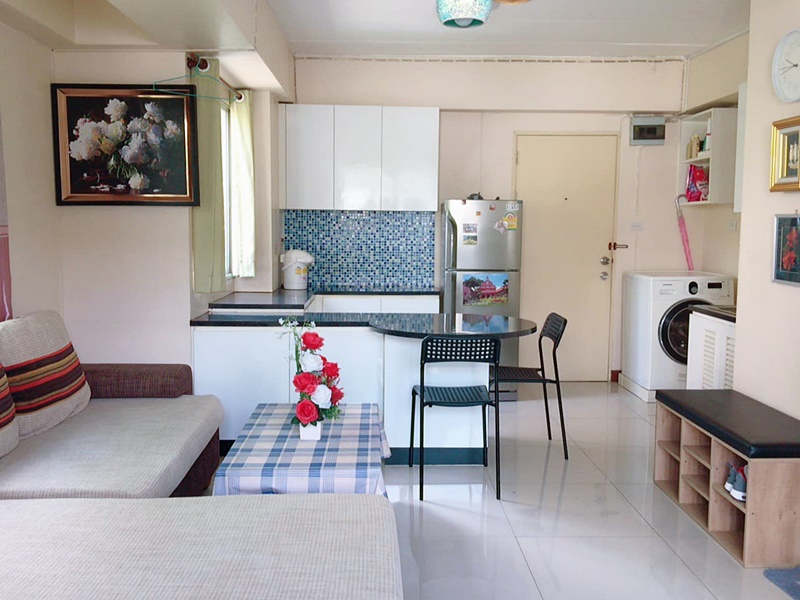 ให้เช่าคอนโด ลาซาล พาร์ค พื้นที่ 36 ตร.ม. 1 ห้องนอน เช่า 6,000 บ/ด