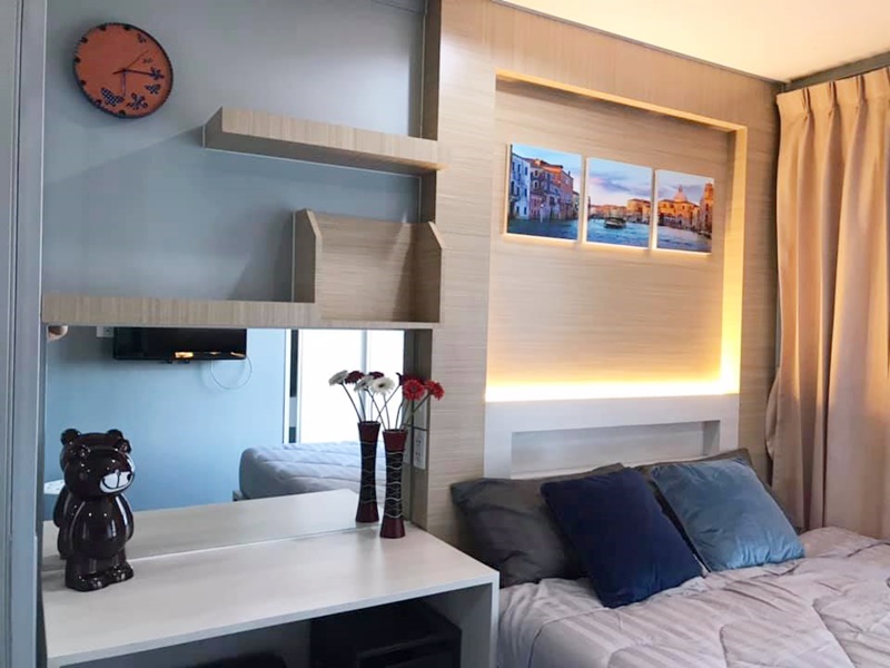 ให้เช่าคอนโด ลุมพินี พาร์ค พระราม 9–รัชดา พื้นที่ 26.5 ตร.ม. 1 ห้องนอน เช่า 11,000 บ/ด