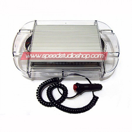 ไฟไซเรน ไฟฉุกเฉิน ติดหลังคา สีเหลือง 240 LED 33 cm