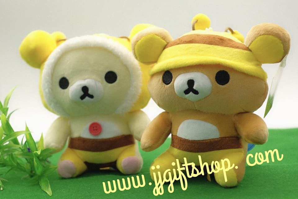 ตุ๊กตาRilakkuma และ Korilakkuma สวมชุดผึ้ง (ราคาต่อคู่ค่ะ) น่ารักมากค่ะ