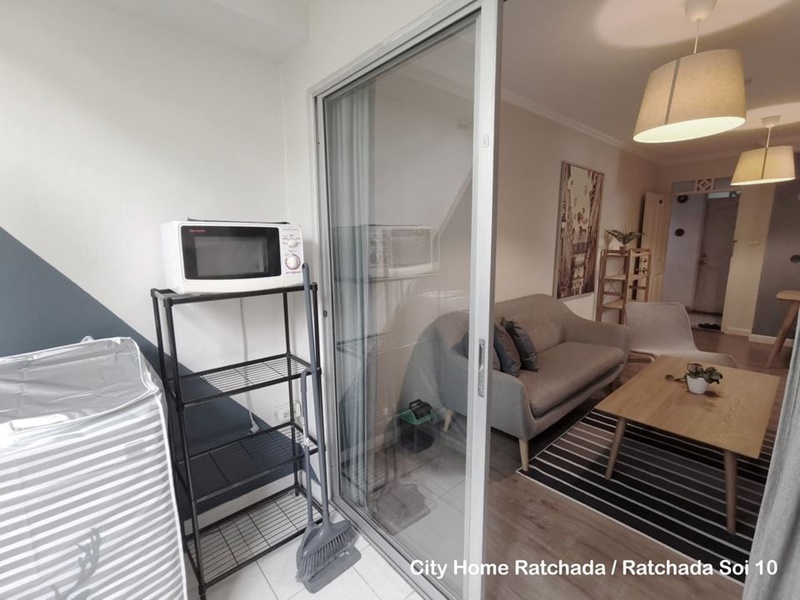 ขายคอนโด ซิตี้ โฮม รัชดา 10 พื้นที่ 37 ตร.ม. 1 ห้องนอน ขาย 1.99 ล้านบาท