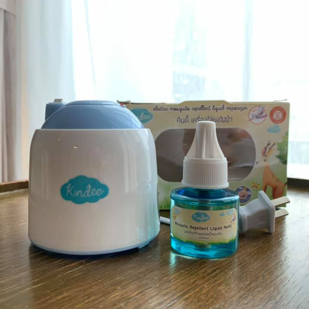 Kindee คินดี้ ผลิตภัณฑ์กันยุง ชนิดน้ำ แบบเติม กลิ่นตะไคร้ Mosquito Repellent Liquid Refill [45ml]
