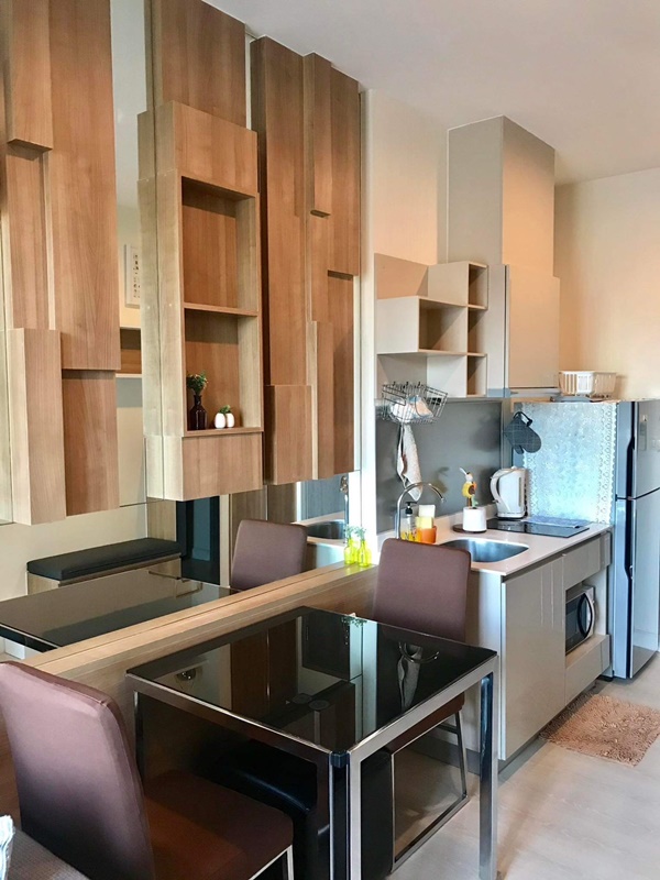 ให้เช่าคอนโด เดอะ นิช ไพร์ด ทองหล่อ-เพชรบุรี พื้นที่ 31 ตร.ม. 1 ห้องนอน เช่า 15,500 บ/ด