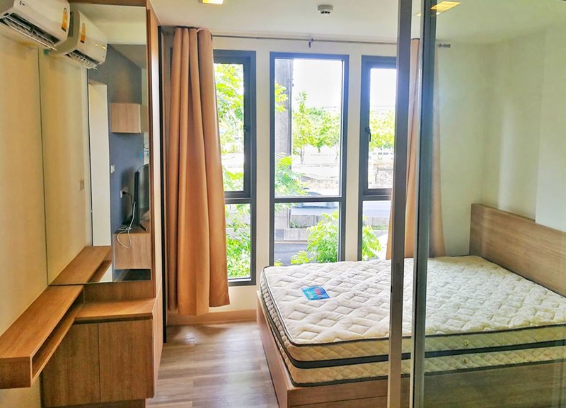 ให้เช่าคอนโด โมนีค สุขุมวิท 64 พื้นที่ 28 ตร.ม. 1 ห้องนอน เช่า 11,000 บ/ด