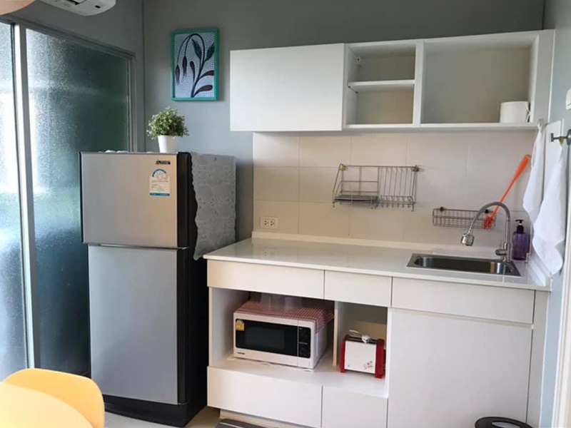 ให้เช่าคอนโด ลุมพินี พาร์ค พระราม 9–รัชดา พื้นที่ 26.5 ตร.ม. 1 ห้องนอน เช่า 11,000 บ/ด