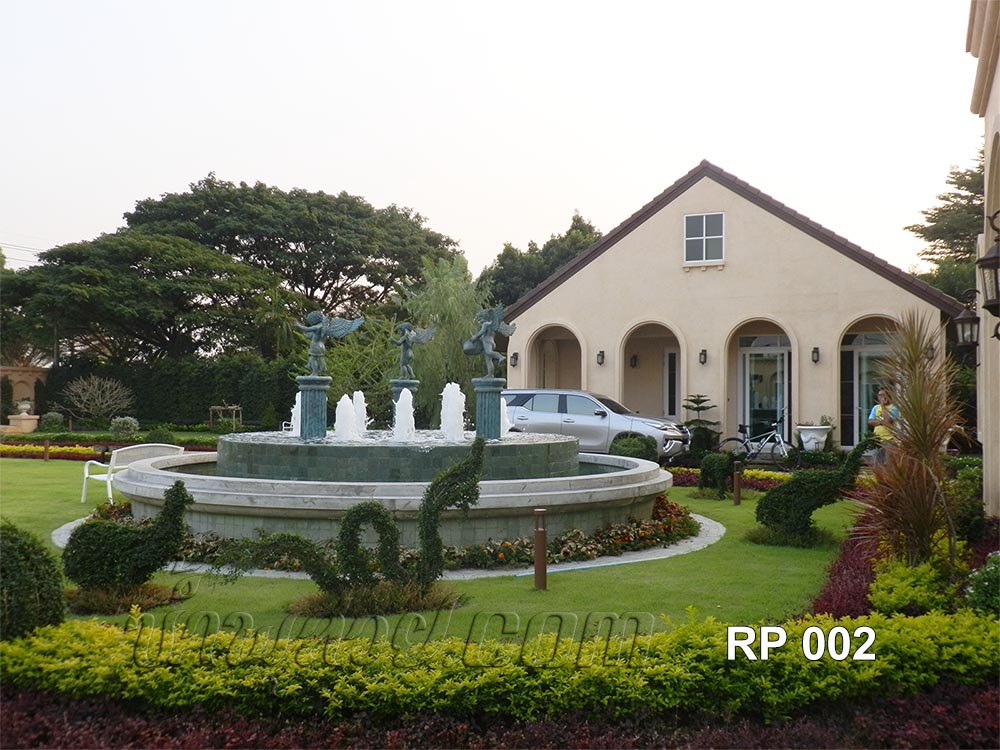 บ่อน้ำพุประติมากรรมคิวปิด ดนตรี