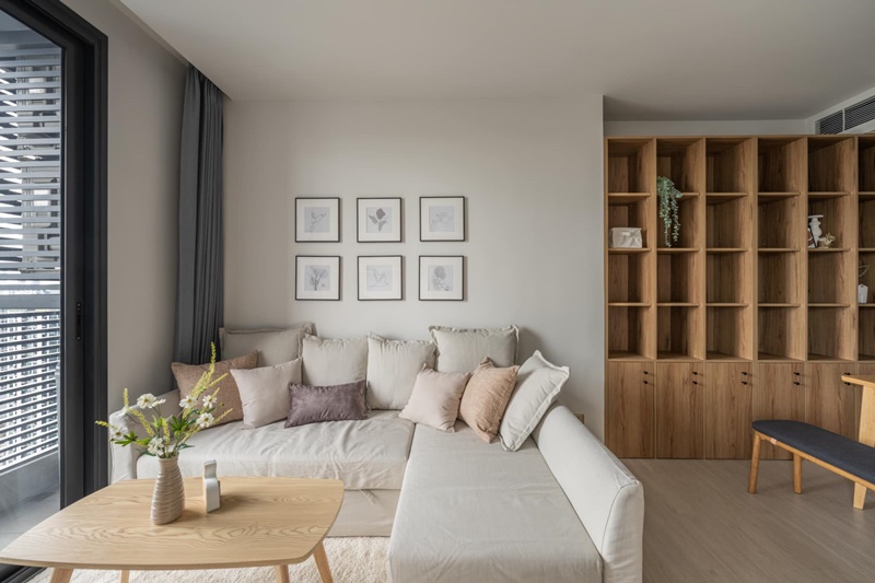 ให้เช่าคอนโด วันไนน์ไฟว์ อโศก-พระราม 9 พื้นที่ 43 ตรม. 1 ห้องนอน เช่า 30,000 บ/ด