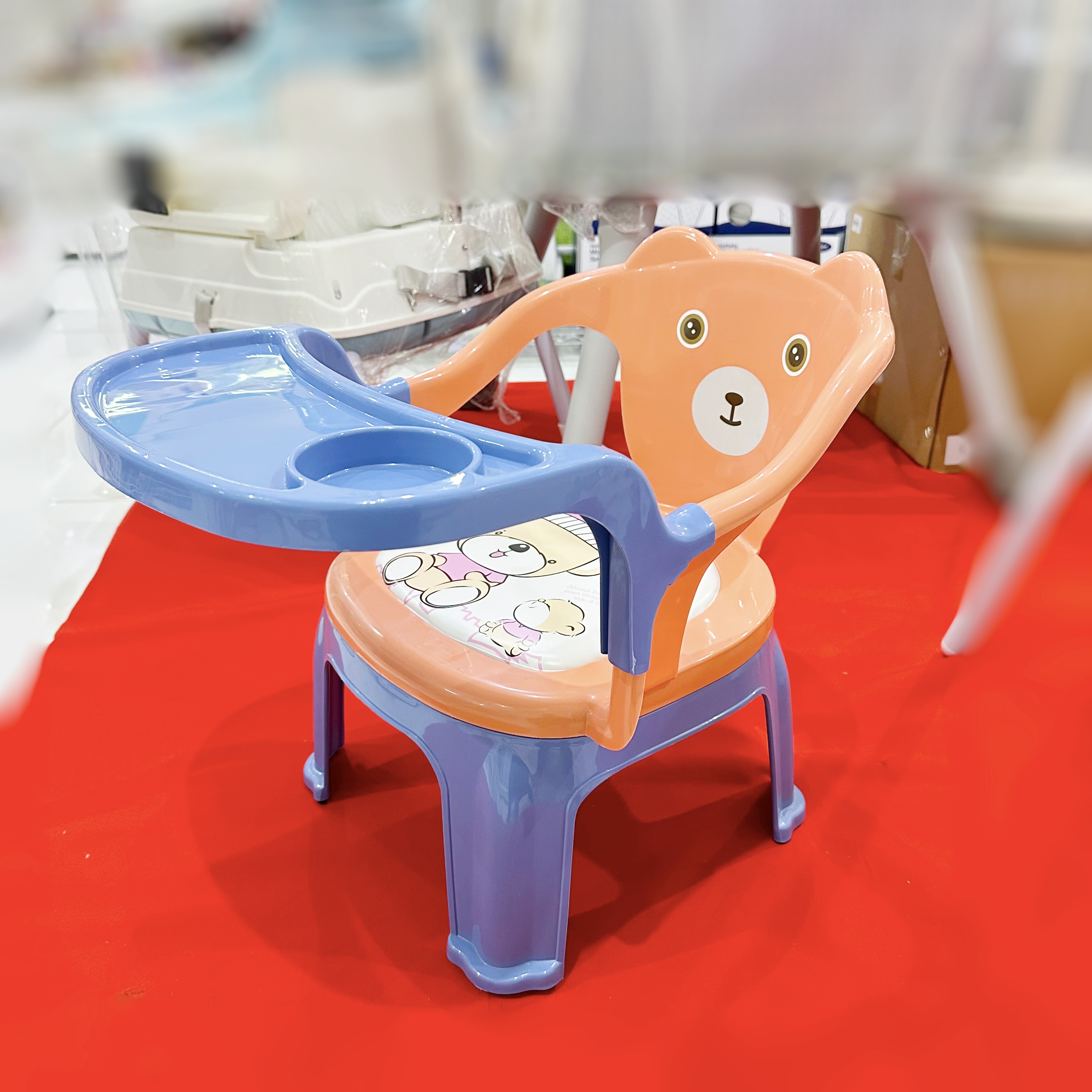 Haoh baby เก้าอี้ทานข้าว สำหรับเด็ก เก้าอี้หัดนั่งทานข้าวเด็ก