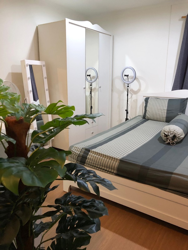 ให้เช่า คอนโด ลุมพินี วิลล์ ศูนย์วัฒนธรรม 64 ตร.ม. 1 ห้องนอน เช่า 21,500 บ/ด