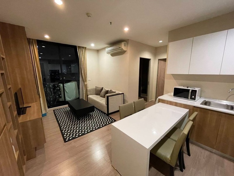 ให้เช่าคอนโด เดอะ แคปิตอล ราชปรารภ-วิภา พื้นที่ 60 ตร.ม. 2 ห้องนอน เช่า 25,000 บ/ด
