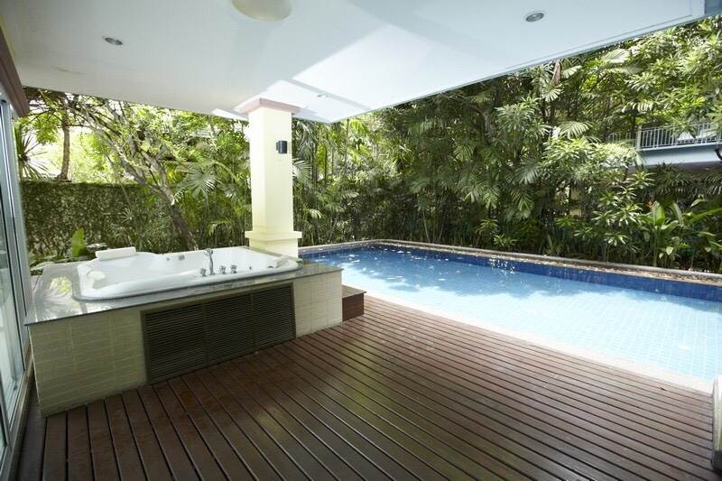 ให้เช่าบ้านเดี่ยว 2 ชั้น ย่านปากเกร็ด 7 ห้องนอน 845 ตรม. เช่า 150,000 บ/ด