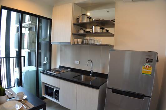 ให้เช่าคอนโด เดอะ เบส พาร์ค อีสท์ พื้นที่ 26 ตรม. เช่า14,000 บ/ด