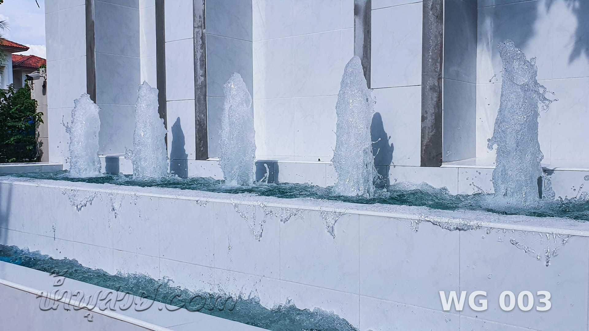 น้ำพุต้นสน บ่อน้ำล้น 2 ชั้น คุณวรรณ Grand Crystal เอกมัย-รามอินทรา