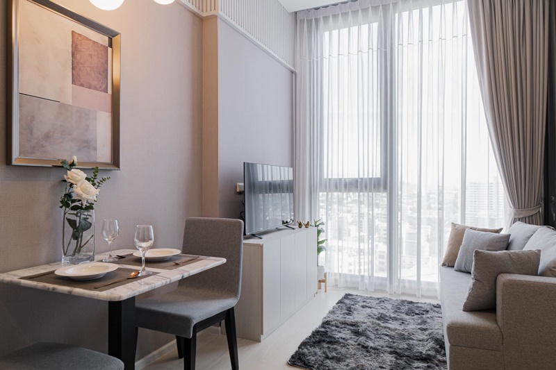 ให้เช่าคอนโด แมสซารีน รัชโยธิน พื้นที่ 34 ตร.ม. 1 ห้องนอน เช่า 20,000 บ/ด