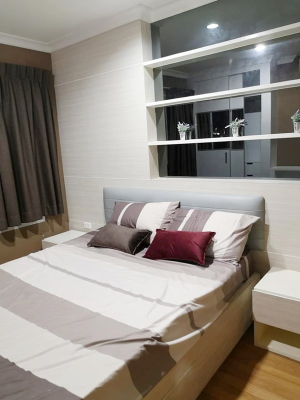 ให้เช่าคอนโด ลุมพินี เพลส พระราม 9 พื้นที่ 34 ตร.ม. 1 ห้องนอน เช่า 14,000 บ/ด