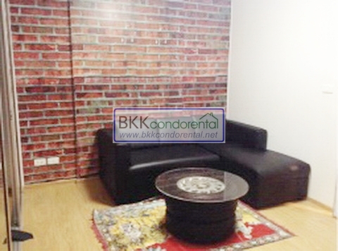 คอนโด ให้เช่า คอนโด ดี คอนโด รัตนาธิเบศร์ ตึก E ชั้น 1 พื้นที่ 30 ตรม. วิวสวน, MRT ไทรม้า, 1 ห้องนอน.