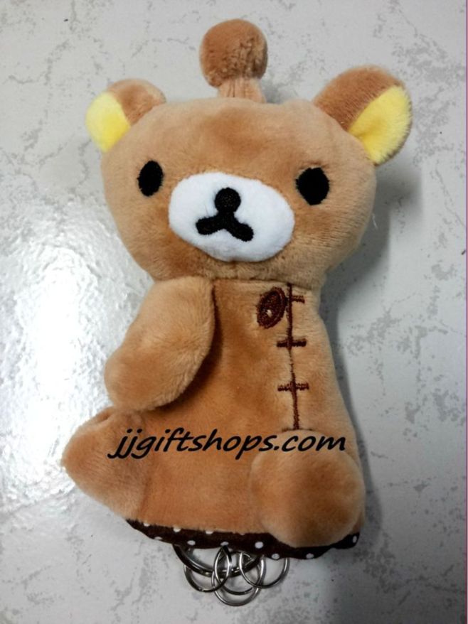 ที่เก็บกุญแจ ดึง เข้า-ออกได้ ลาย หมี ริลัคคุมะ Rilakkuma