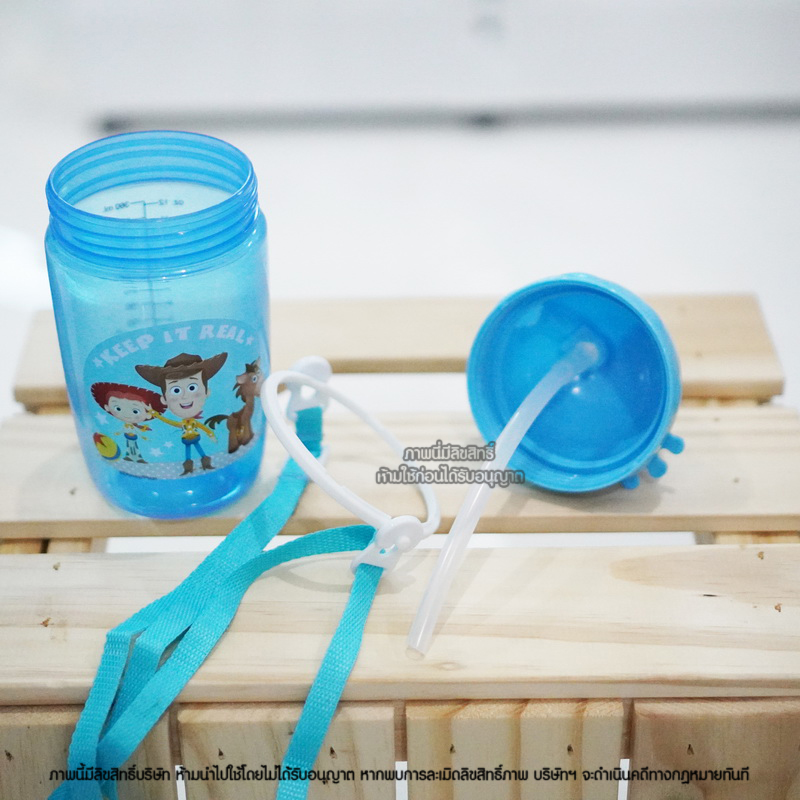 Pureen ถ้วยหลอดดูด 360ml พร้อมสายคล้อง ลาย Toy Story Straw Cup with Strap