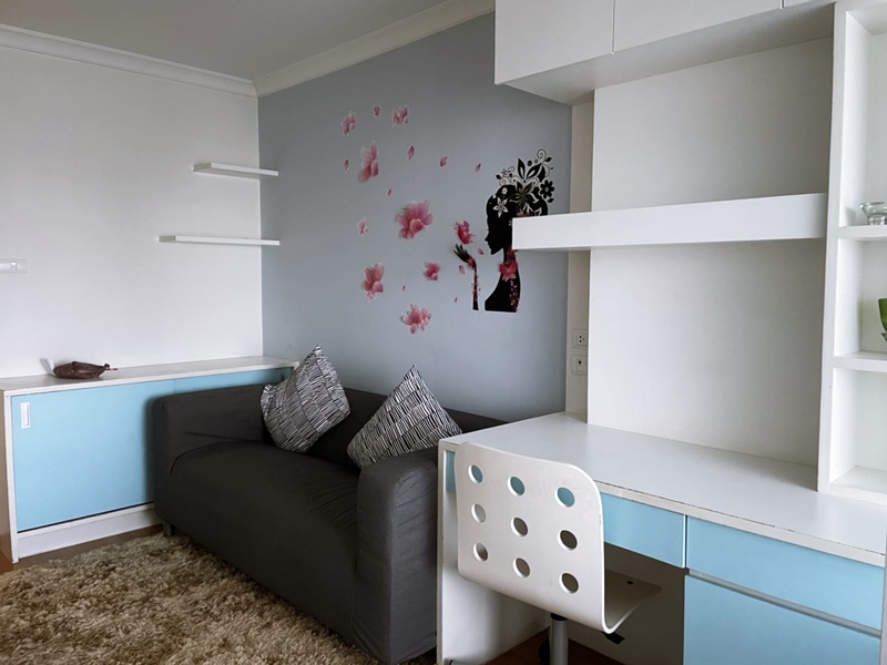 ให้เช่าคอนโด ลุมพินี เพลส พระราม 9 พื้นที่ 34 ตร.ม. 1 ห้องนอน