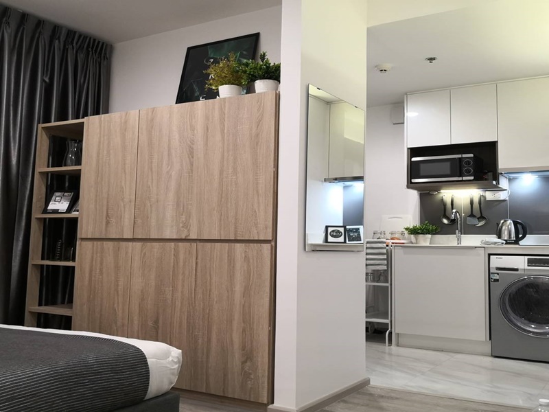 ให้เช่าคอนโด ไอดีโอ โมบิ อโศก พื้นที่ 28.55 ตร.ม. สตูดิโอ เช่า 13,000 บ/ด