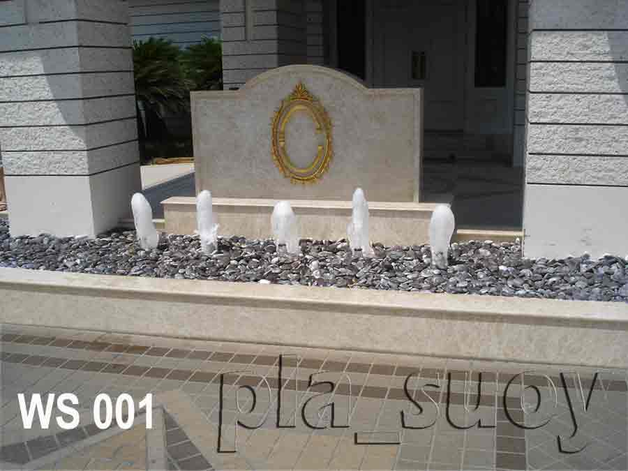 น้ำพุ ฮวงจุ้ย ประดับหน้าบ้าน คุณวีรศักดิ์ ม.พฤกษชาติ