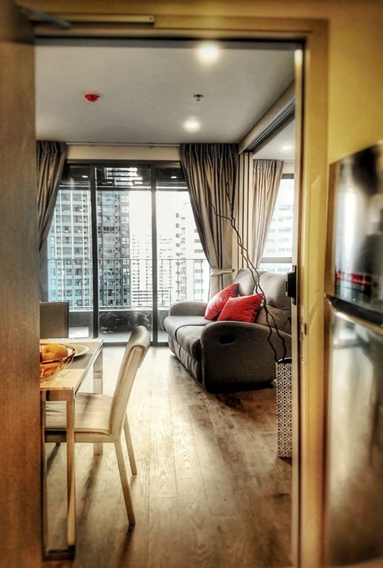 ให้เช่าคอนโด ไอดีโอ คิว สยาม - ราชเทวีพื้นที่ 29.5 ตร.ม. 1 ห้องนอน เช่า 22,000 บ/ด