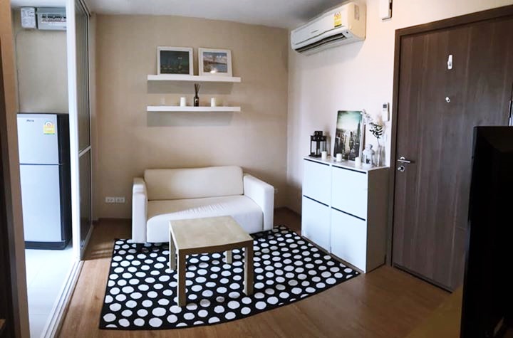 ให้เช่าคอนโด เดอะ เบส สุขุมวิท 77 พื้นที่ 30.36 ตร.ม. 1 ห้องนอน เช่า14,000 บ/ด