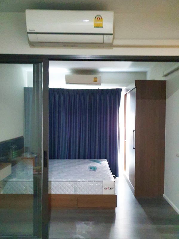 ให้เช่าคอนโด เดอะ สเตจ เตาปูน อินเตอร์เชนจ์ พื้นที่ 26.62 ตร.ม. 1 ห้องนอน เช่า 9,000 บ/ด