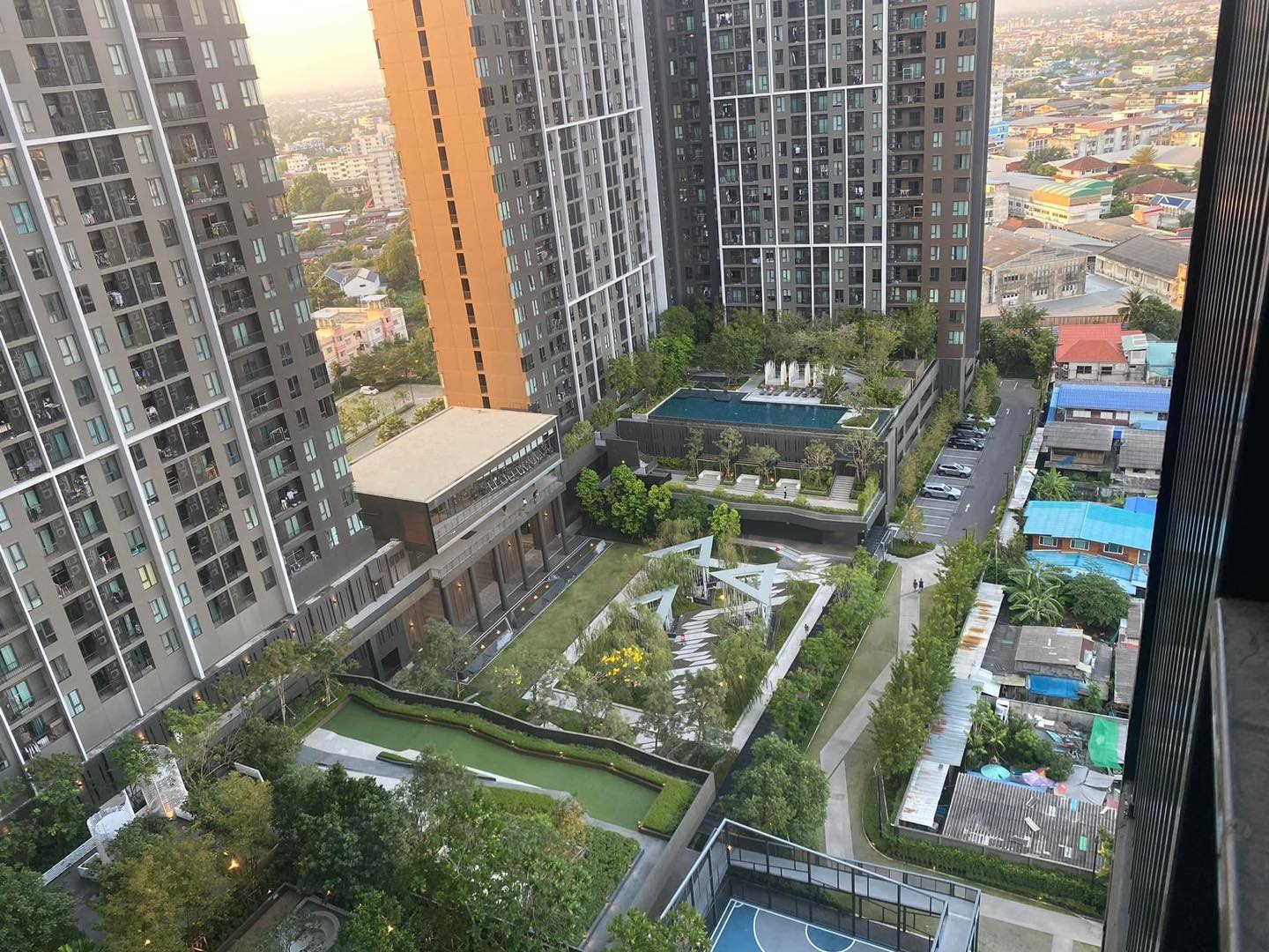 ให้เช่า The Parkland Phetkasem56 เดอะพาร์คแลนด์ เพชรเกษม56 รูปแบบห้อง Studio ขนาดพื้นที่ 26.07 ตารางเมตร ชั้น1X ตึกA