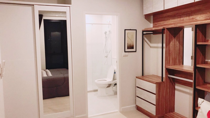 ให้เช่าคอนโด เดอะ นิช ไพร์ด ทองหล่อ-เพชรบุรี พื้นที่ 35 ตร.ม. 1 ห้องนอน เช่า 18,000 บ/ด