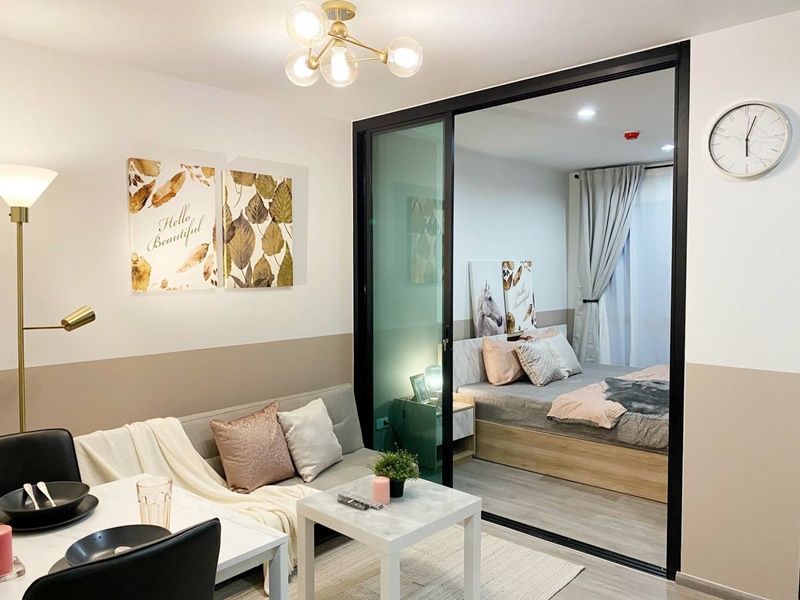 ให้เช่าคอนโด รีช พหลโยธิน 52 พื้นที่ 30 ตร.ม. 1 ห้องนอน ให้เช่า 7,000 บ/ด