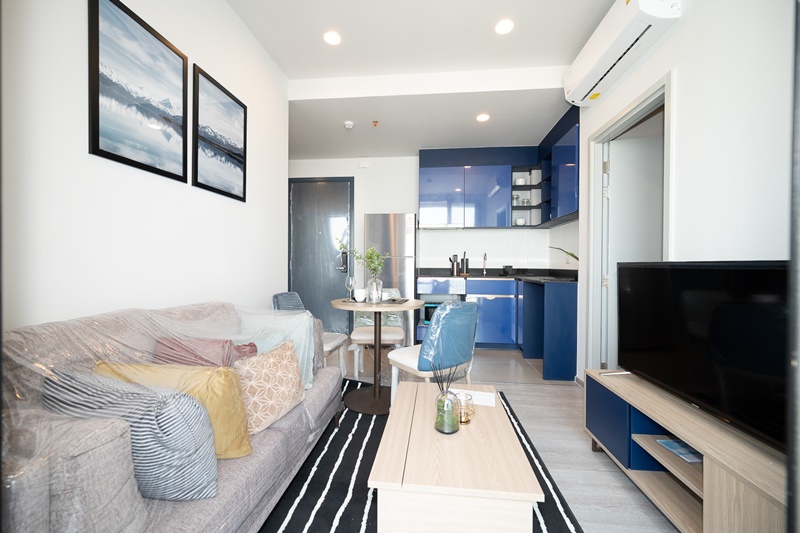 ให้เช่าคอนโด เอ็กซ์ที เอกมัย พื้นที่ 46.5 ตร.ม. 2 ห้องนอน เช่า 33,000 บ/ด