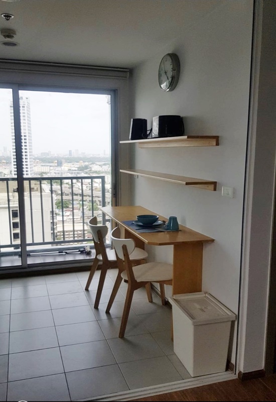 ให้เช่าคอนโด เดอะ เบส สุขุมวิท 77 พื้นที่ 30 ตร.ม. 1 ห้องนอน เช่า 15,000 บ/ด