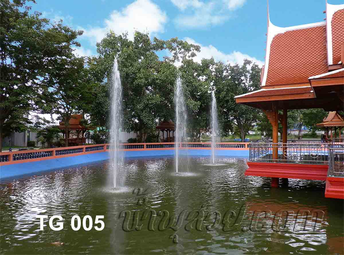 น้ำพุขาตั้ง 6 ชุด พร้อม Strainer ที่วัดตะโก จ.อยุธยา