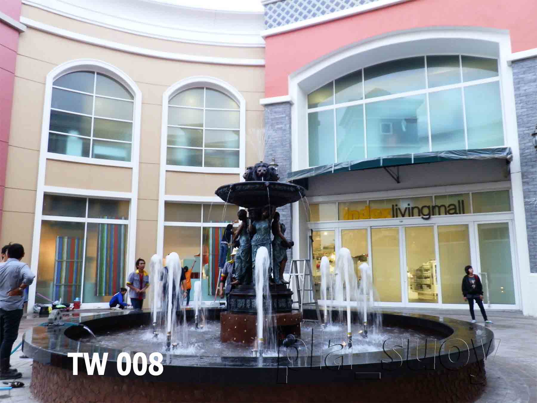 น้ำพุประติมากรรม พานน้ำพุทองเหลือง