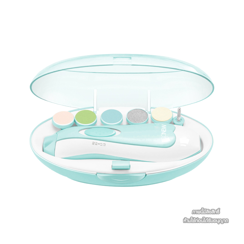 Oonew กรรไกรตัดเล็บเด็ก กรรไกรตัดเล็บอัตโนมัติ พร้อมหัวเปลี่ยน 6 หัว Nail Trimmer Set