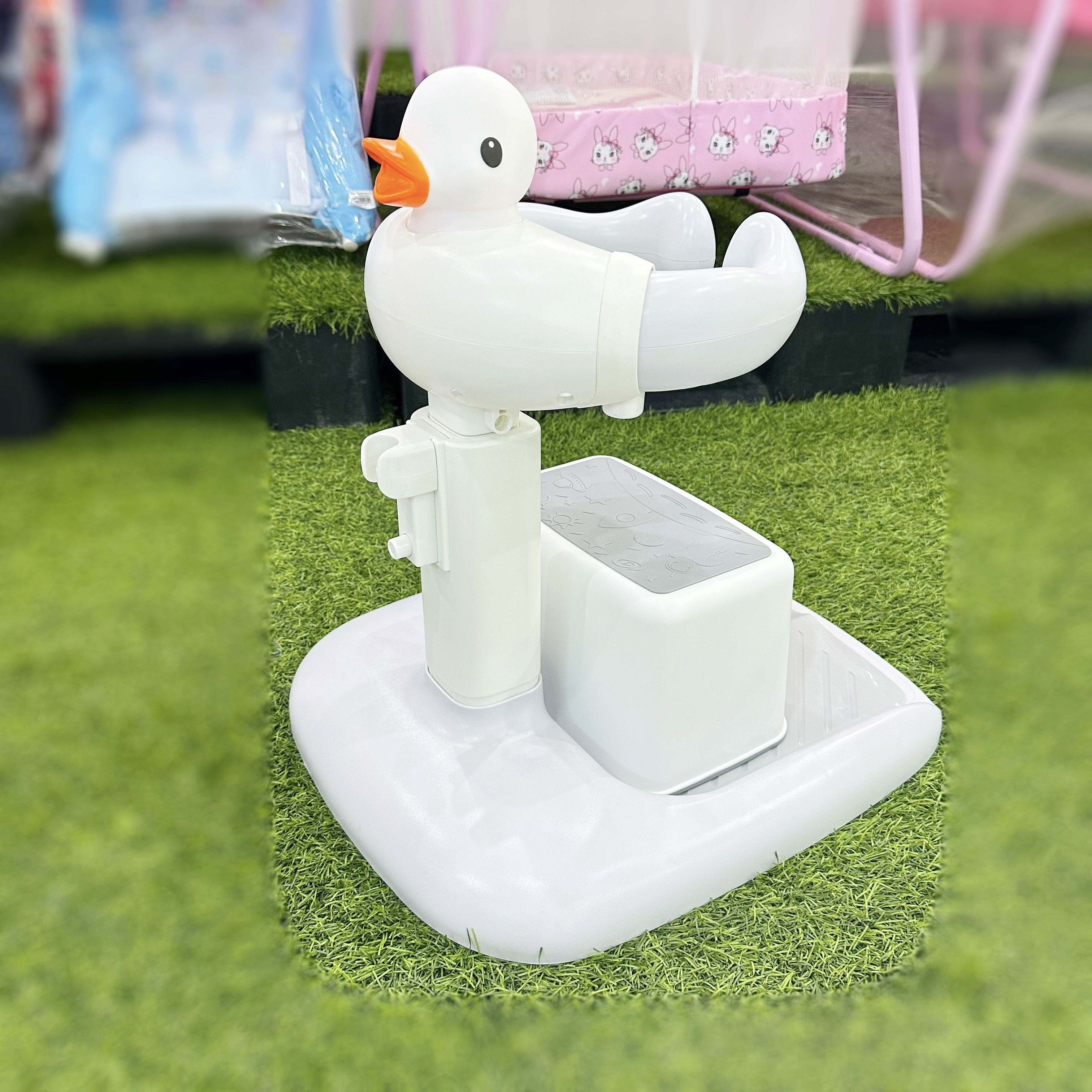 Bubble Beans อ่างอาบน้ำเด็กมีขาตั้ง เบาะเปลี่ยนผ้าอ้อม ที่ยืนอาบน้ำ ฟองน้ำ สำหรับเด็ก