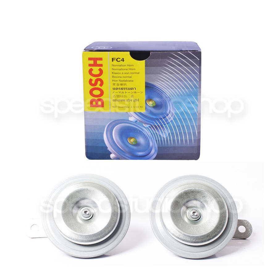 แตร Bosch แตรรถ แตรรถธรรมดา แตรรถยนต์ แตรปริ้น แตรเดิม รุ่น FC4 12V (สีเงิน)