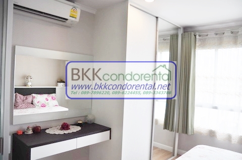 คอนโด ให้เช่า คอนโด ลุมพินี เพลส พระราม 8 ตึก B ชั้น 8 พื้นที่ 35 ตรม. วิวสระว่ายน้ำ, 1 ห้องนอน.