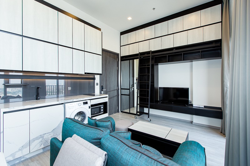 ให้เช่าคอนโด เดอะไลน์ สุขุมวิท 101 พื้นที่ 32.8 ตร.ม. 1 ห้องนอน เช่า 18,000 บ/ด