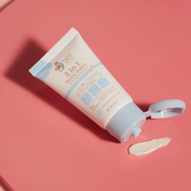 Bebe Roo 3 in 1 Baby Balm บาล์มบำรุงผิว สำหรับเด็ก 30 ml.