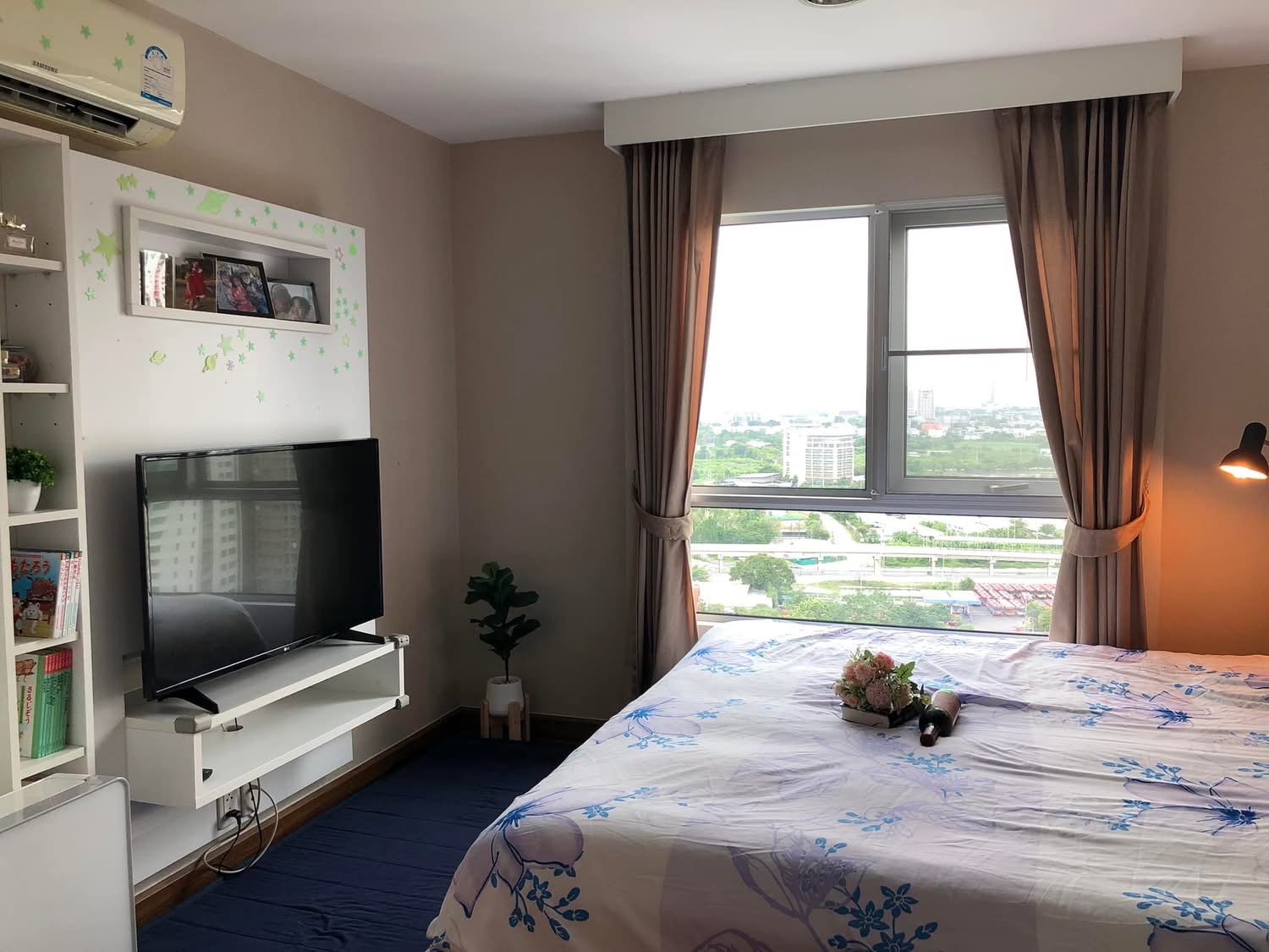 คอนโด ให้เช่า คอนโด เบ็ล แกรนด์ พระราม 9 ตึก A1 พื้นที่ 102 ตรม. วิวเมือง, MRT พระราม 9, 3 ห้องนอน. เช่า 55,000 บาท/เดือน