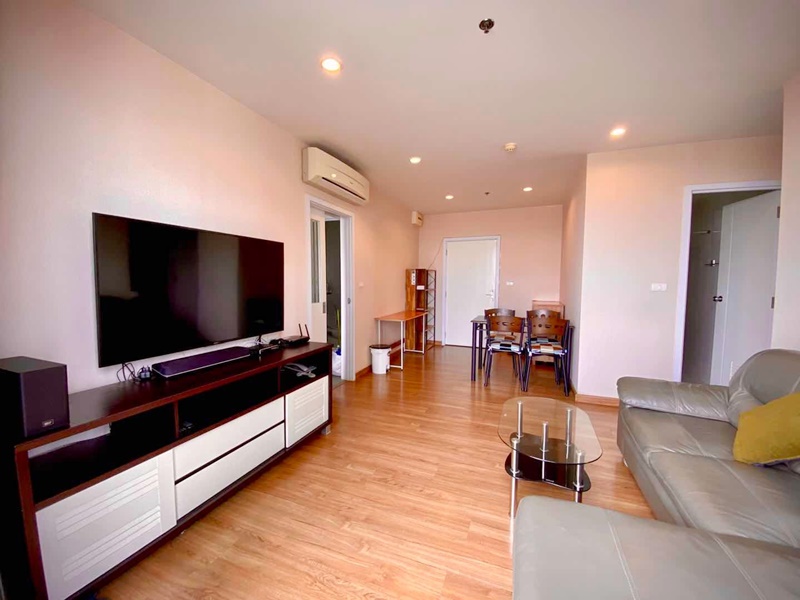 ให้เช่าคอนโด เดอะ ทรี อินเตอร์เชนจ์ พื้นที่ 60 ตร.ม. 2 ห้องนอน เช่า 20,000 บ/ด