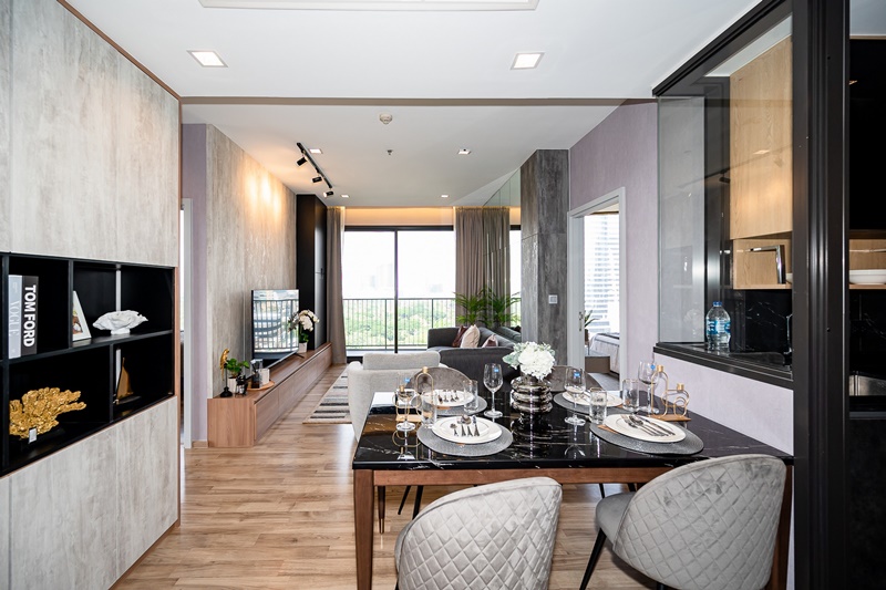 ให้เช่าคอนโด เดอะ ไลน์ จตุจักร-หมอชิต พื้นที่ 86.23 ตร.ม. 3 ห้องนอน เช่า 60,000 บ/ด