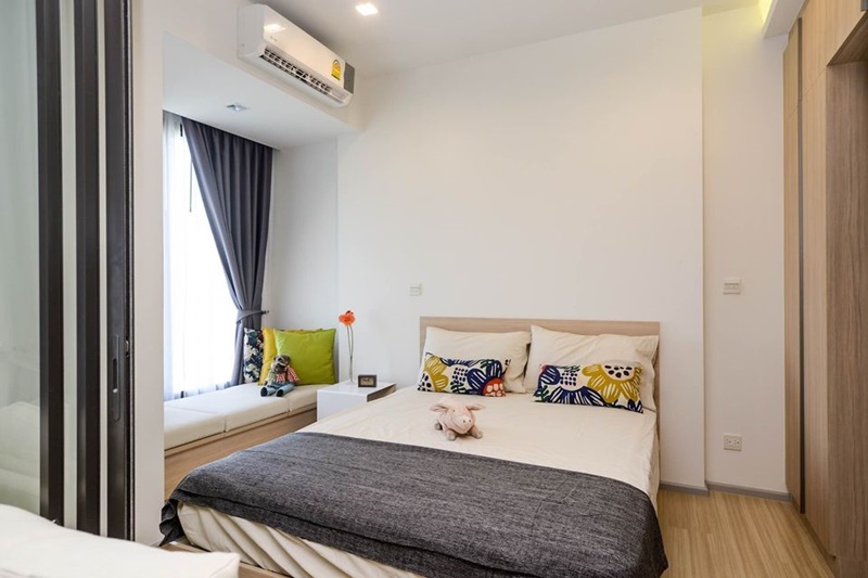 ให้เช่า เอ็ม จตุจักร พื้นที่ 33.75 ตร.ม. 1 ห้องนอน เช่า 17,000 บ/ด