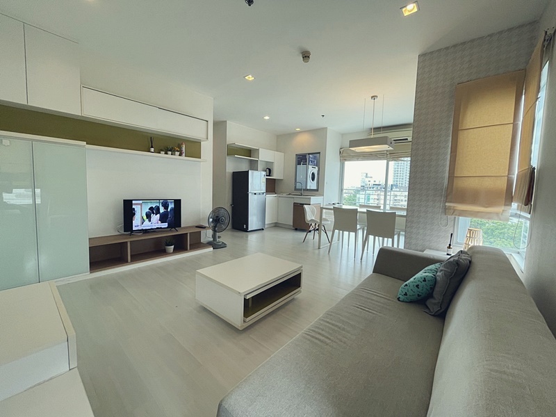 ให้เช่า คอนโด เดอะ รูม รัชดา-ลาดพร้าว พื้นที่ 63 ตร.ม. 2 ห้องนอน เช่า 25,000 บ/ด