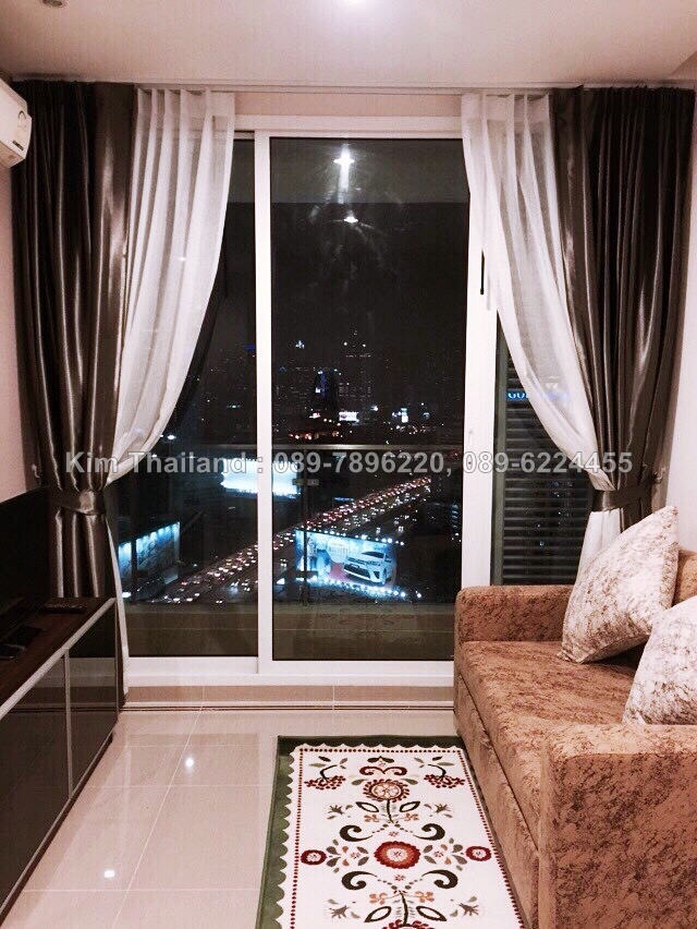 ให้เช่าคอนโด ทีซี กรีน พระราม 9 พื้นที่ 35 ตร.ม. 1 ห้องนอน เช่า 15,000บ/ด